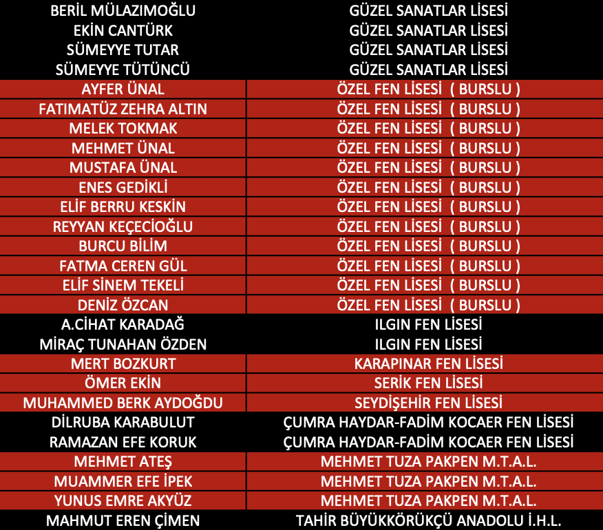 LGS Başarı 6